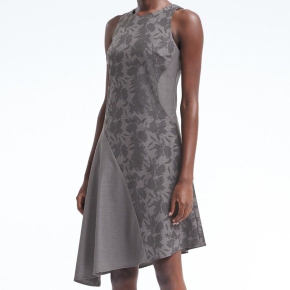 Banana Republic Dresses & Skirts - Banana Republic Charcoal Camouflage Dress